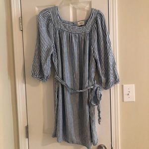 Blue & white striped Target Universal Thread dress